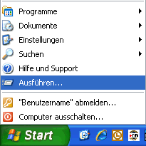 cmd.exe ausführen